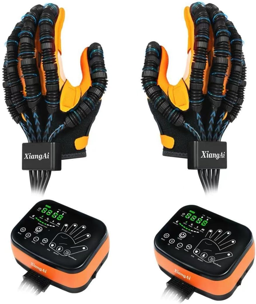 2PCS Rehabilitation Robot Gloves for Stroke Left and Right Hand Recovery